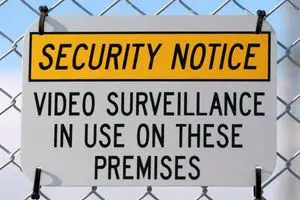 Security camera sign