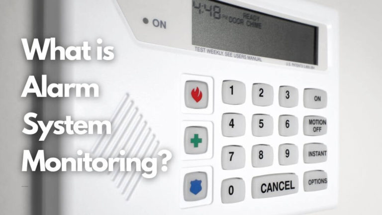 What is alarm system monitoring and how does it work?